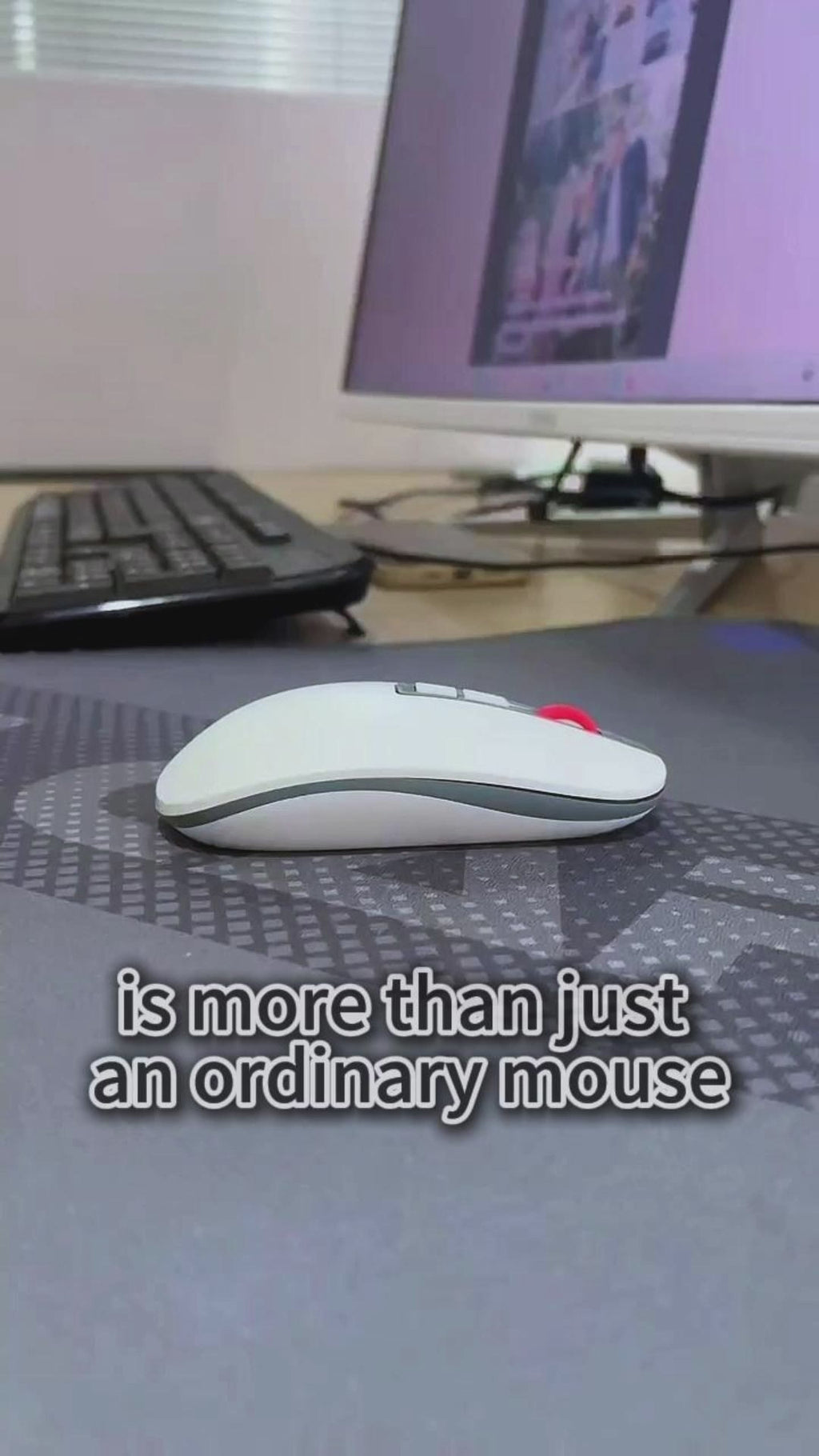 AI Smart Office Mouse with Voice Typing & Real-Time Translation – Wireless Bluetooth Mouse with AI Meeting Minutes, Voice Search & 100+ Language Support