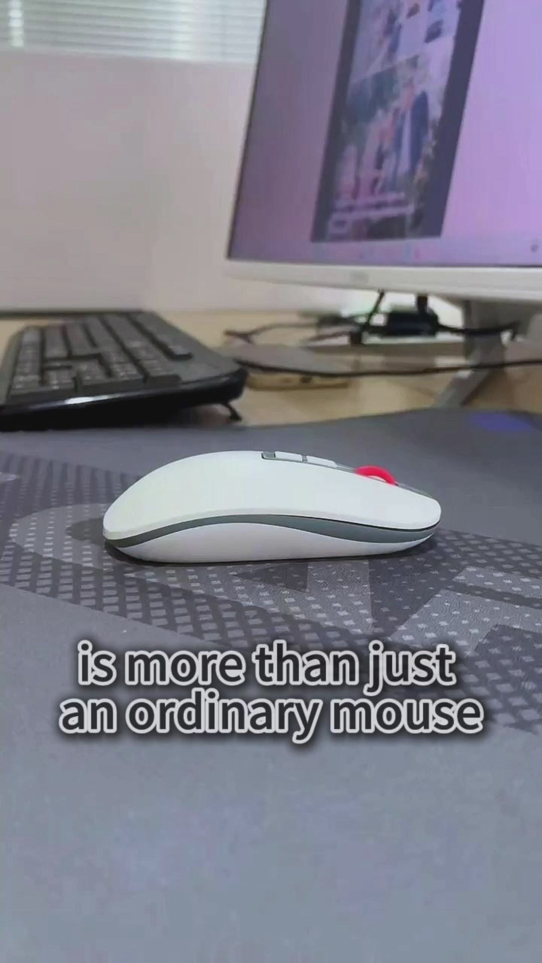 AI Smart Office Mouse with Voice Typing & Real-Time Translation – Wireless Bluetooth Mouse with AI Meeting Minutes, Voice Search & 100+ Language Support